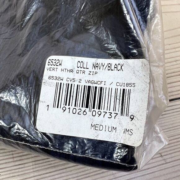 Adidas Climalite Chicago Fire MLS Womens Medium Blue Pullover 1/4 Zip Jacket - Picture 14 of 14